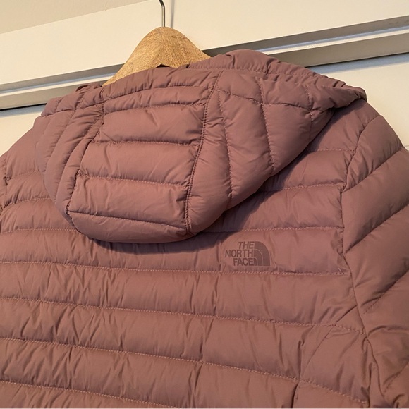 North Face Stretch Down Parka Mauve - Picture 10 of 11